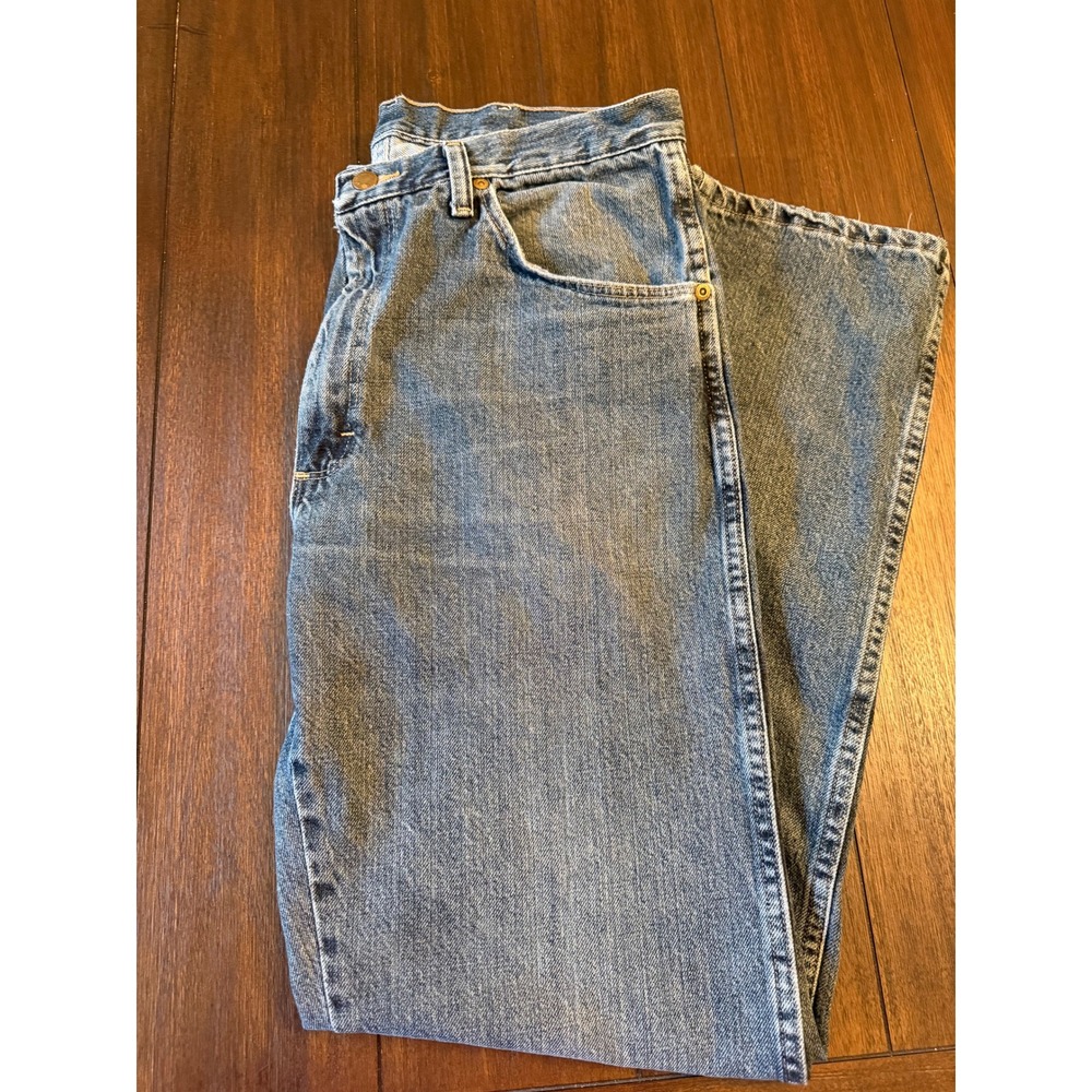 Wrangler Authentics Mens Straight Leg Jeans Blue Medium Wash 9851WQS 34x32